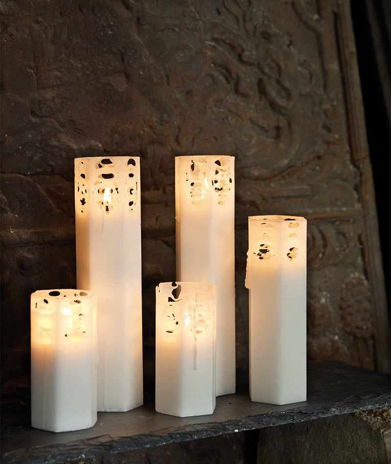 Spindelvävsljus 5x25 cm