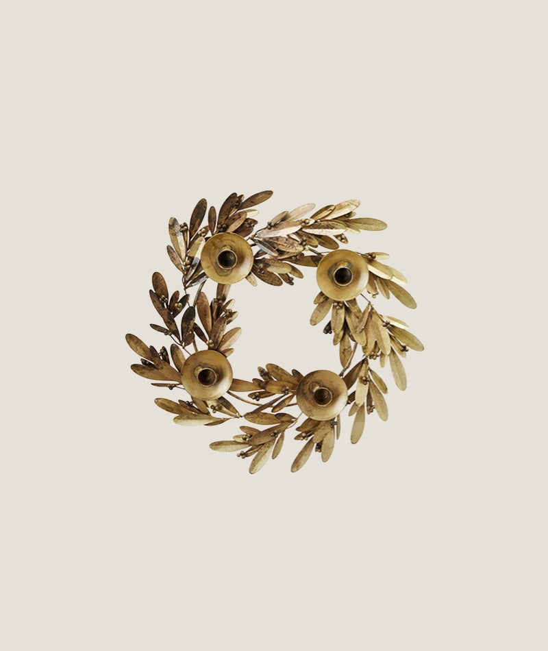 Kiri Mist Ljusstake Antik Mässing