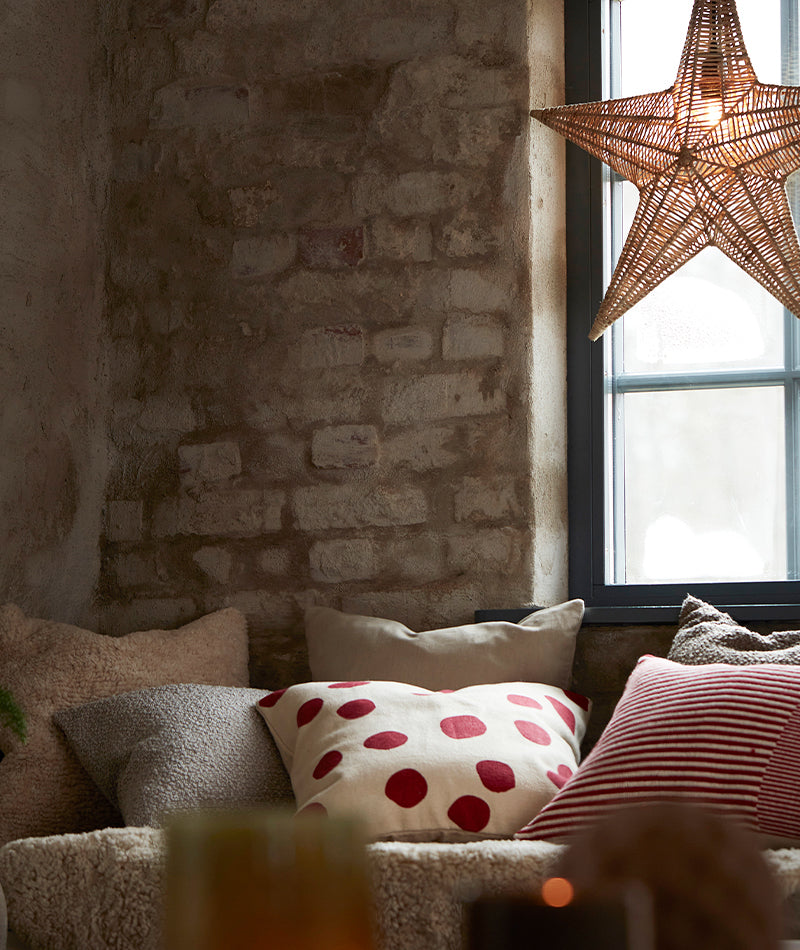 Dorte kuddfodral Röd