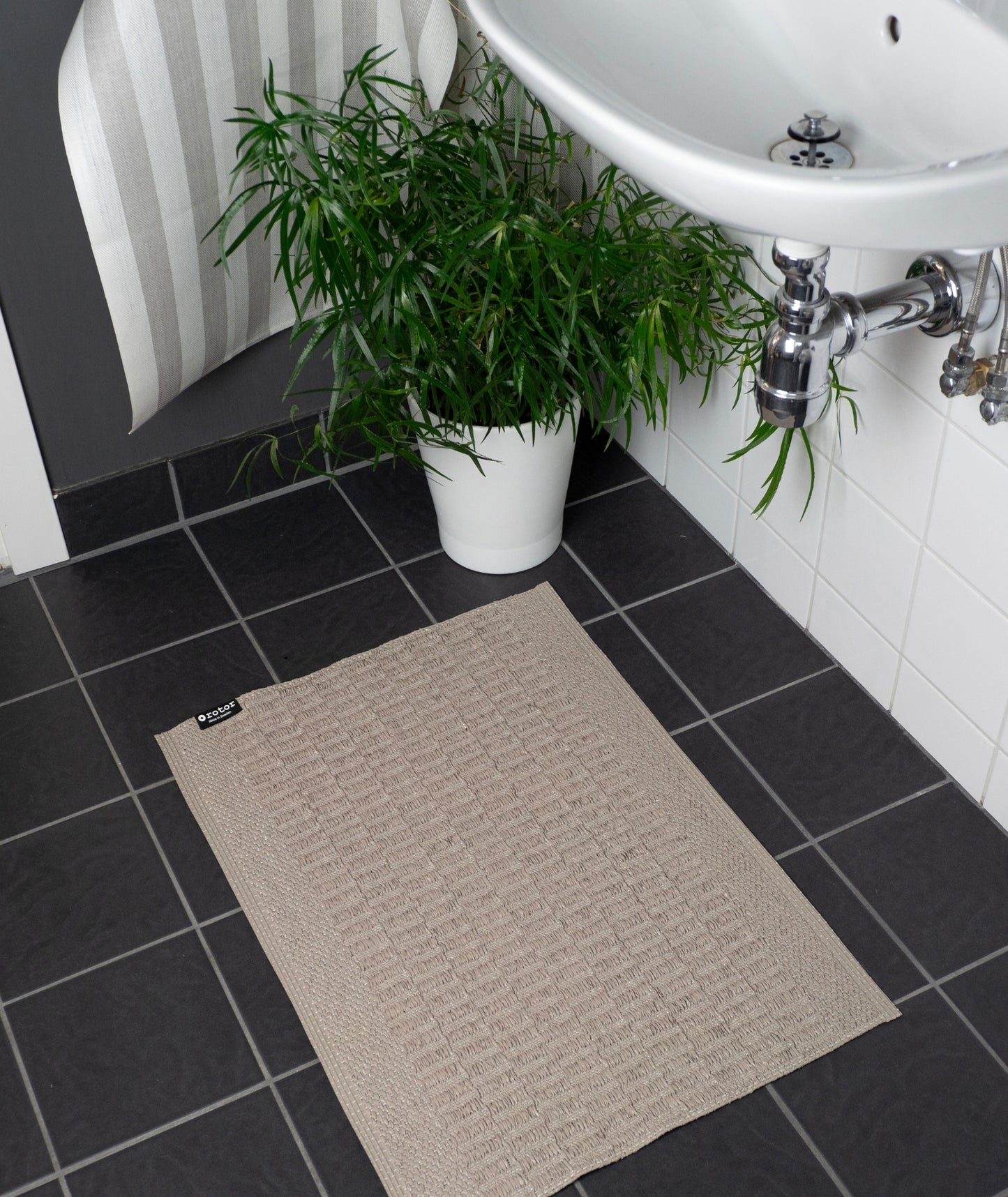 Dörrmatta enfärgad Beige