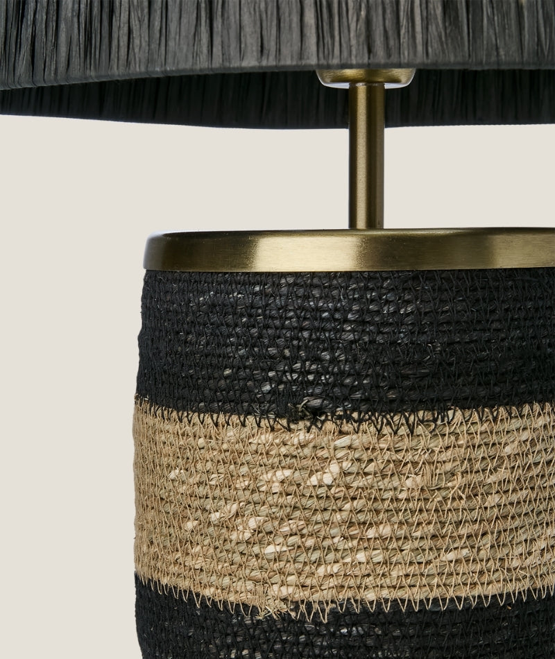 Lando Bordslampa Svart / Natur