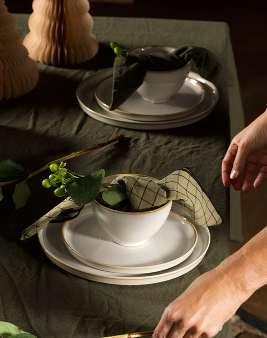 Ture servett Grön rutig