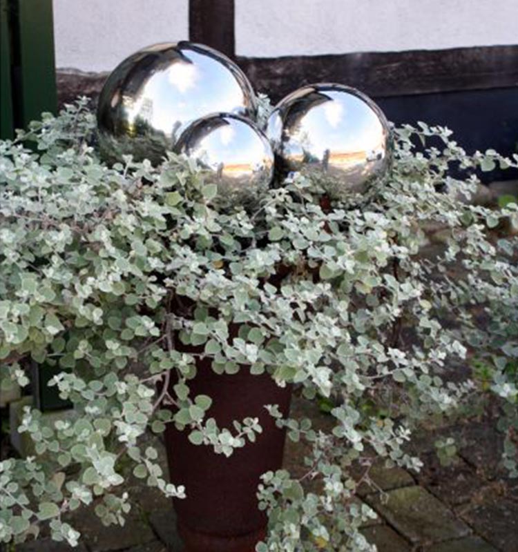 Dekorationsklot silver 20 cm