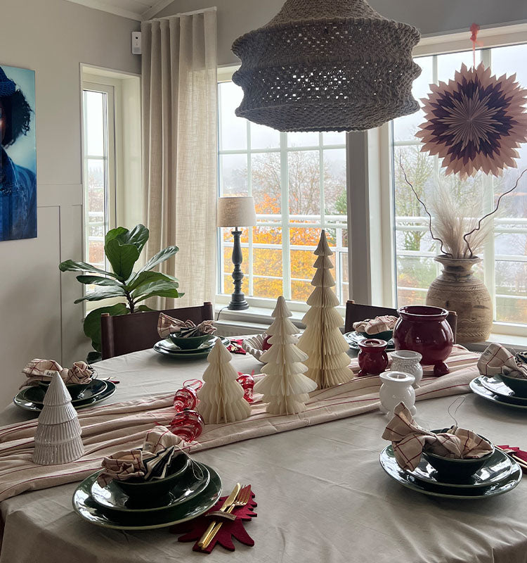 JUL-Merry Bestikhållare Röd 4-p