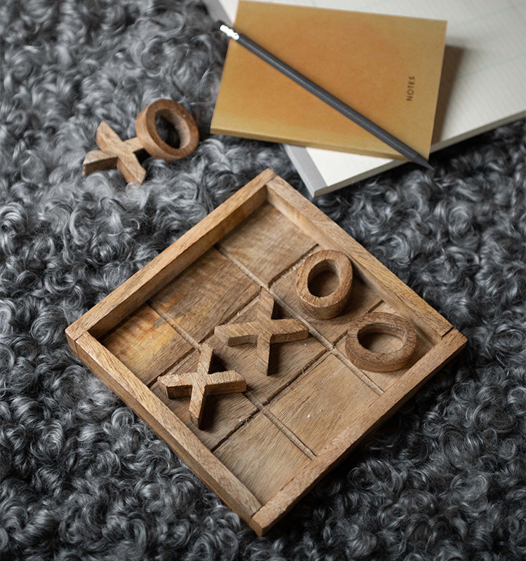 Brädspel Shreya "Tre i rad" i Trä