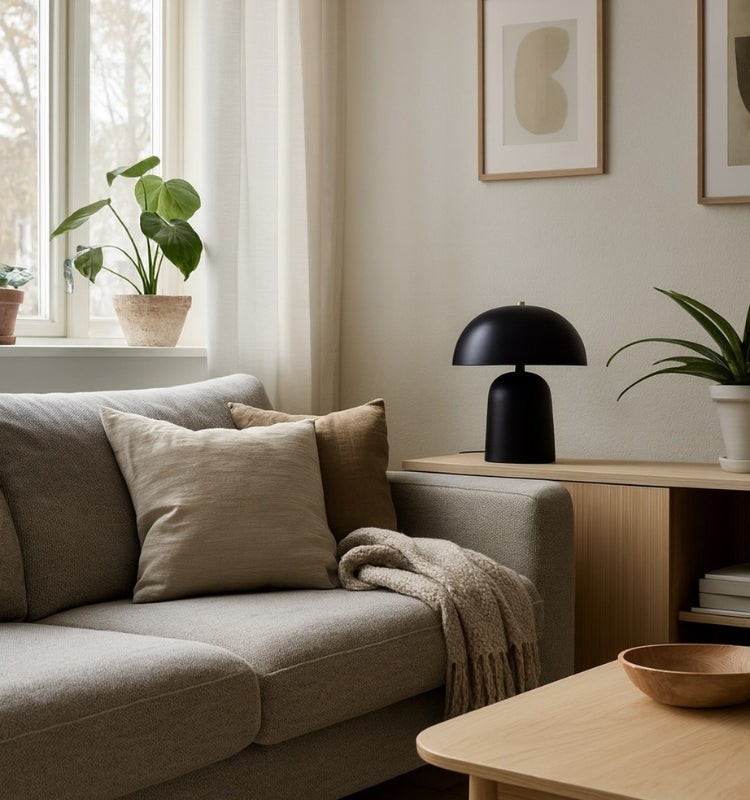 Fungi Bordslampa Svart