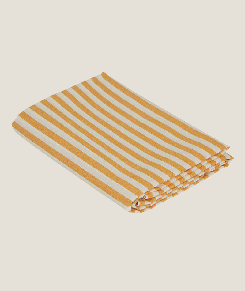 Svea duk Gul tidlös rand 140x300cm