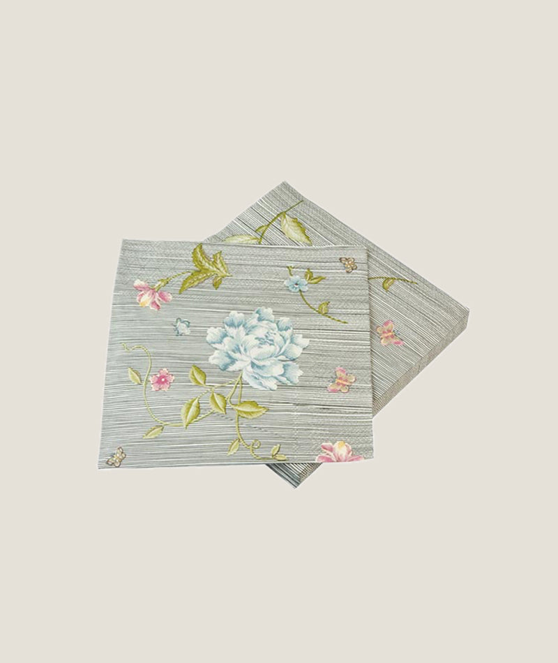 Laura Ashley servetter Midnight Pinstripe