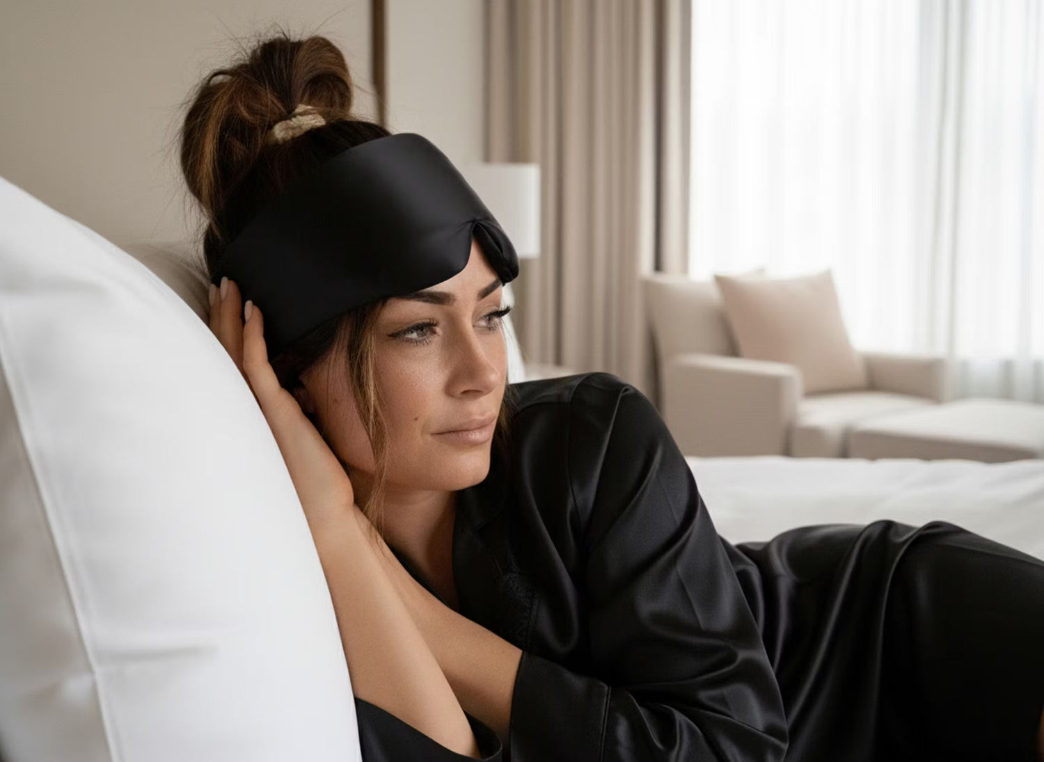 Sovmask & nackkuddar