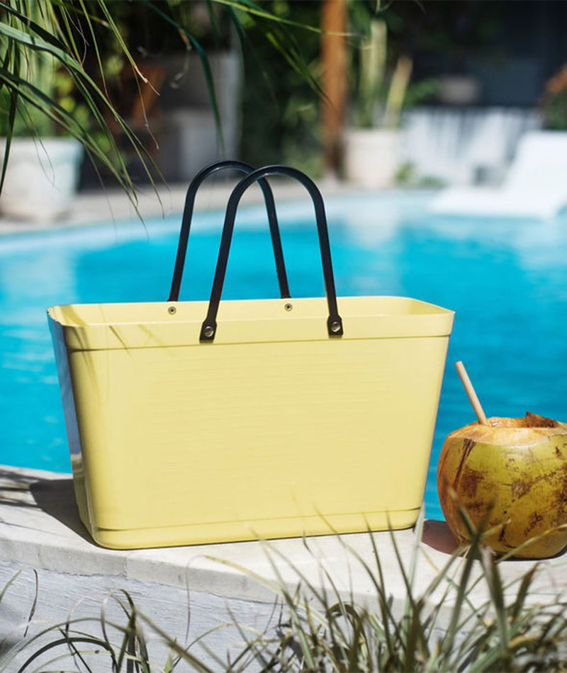 Hinzaväska stor Citrongul - Green Plastic