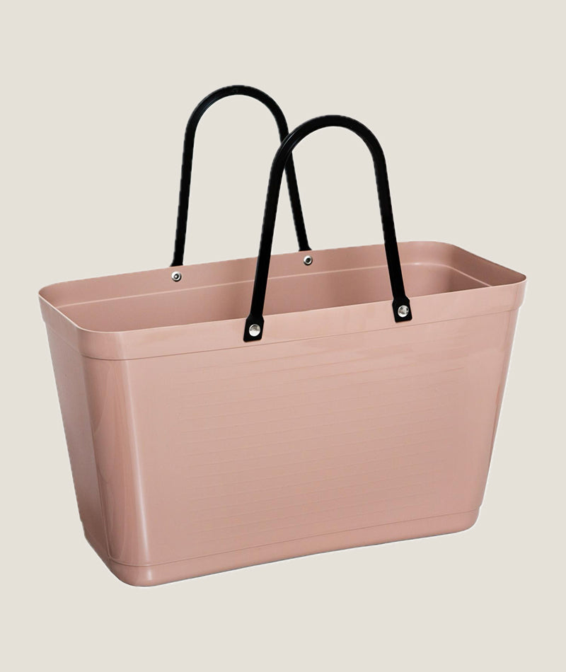 Hinzaväska stor Nougat - Green Plastic