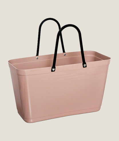 Hinzaväska stor Nougat - Green Plastic