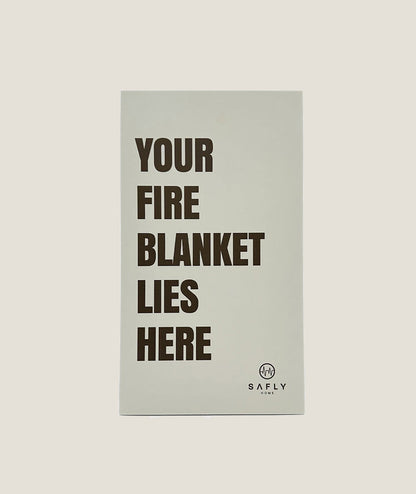 Coffe Tabel Book med Brandfilt Vit