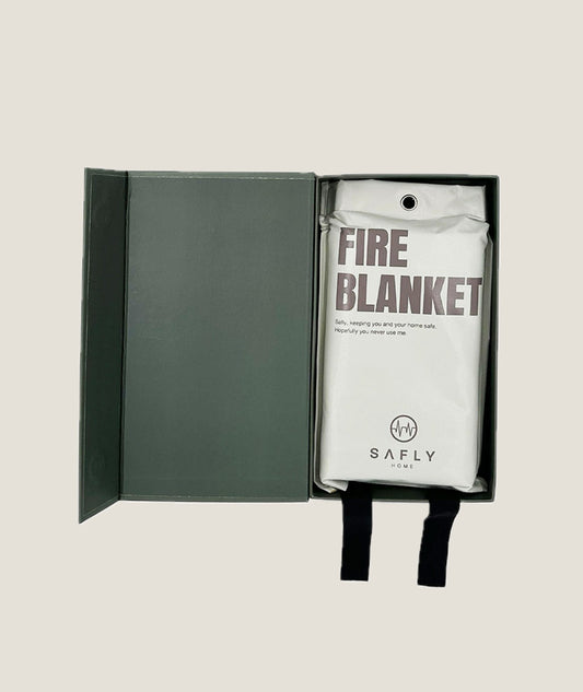 Coffe Tabel Book med Brandfilt - Grön