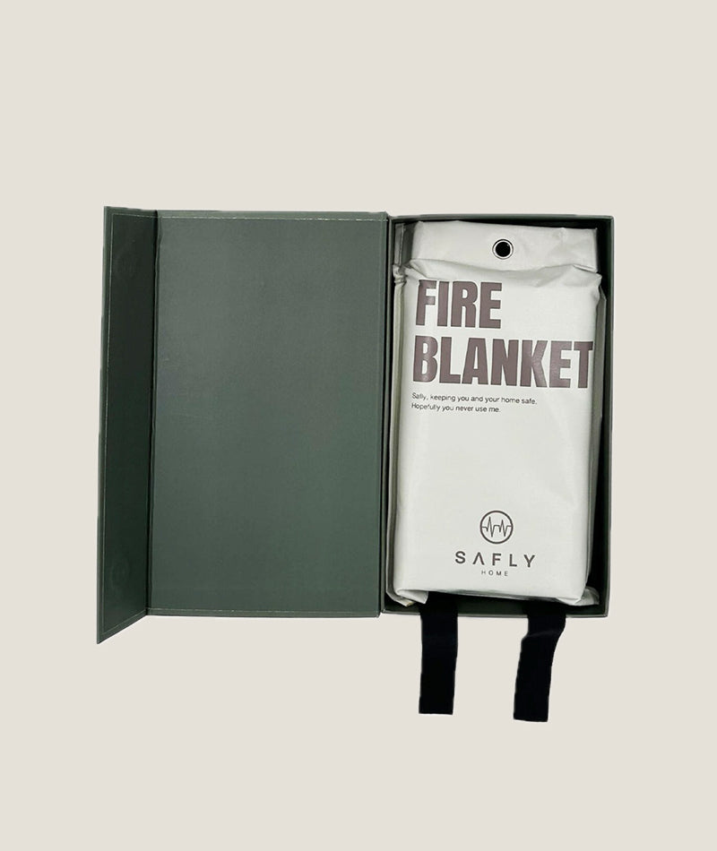 Coffe Tabel Book med Brandfilt - Grön