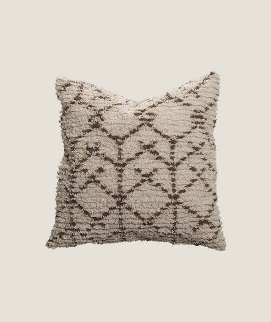 Kuddfodral Rune Creme/Brun