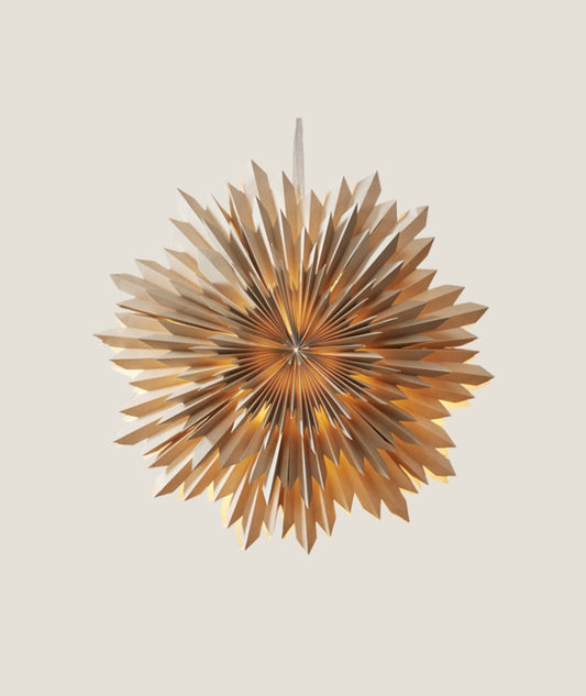 Pappersstjärna ICE Beige