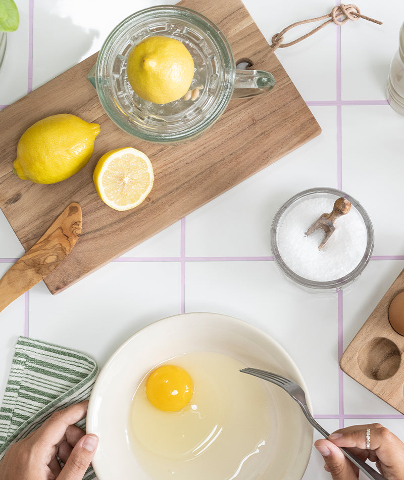 Citronpress glas med behållare