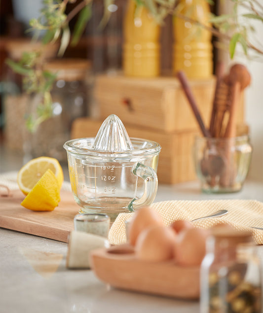 Citronpress glas med behållare
