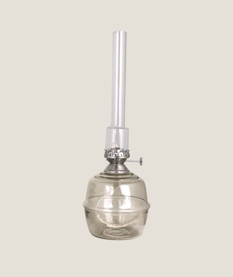 Fotogenlampa Majken Grå Nickel Stor