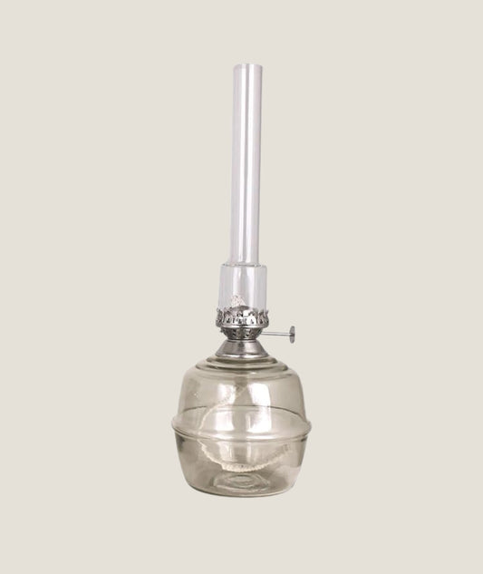 Fotogenlampa Majken Grå Nickel Stor