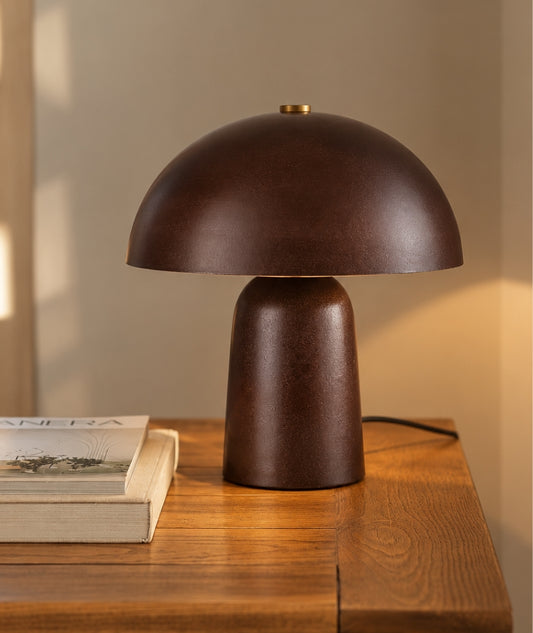 Fungi Table Lamp Dark Brown