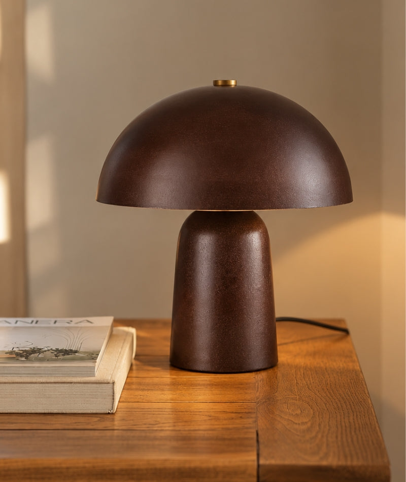 Fungi Table Lamp Dark Brown