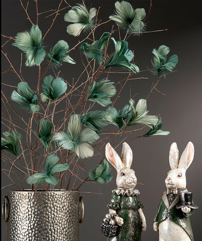 Fjäderblomma Mörkgrön