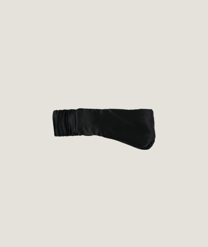 Deep Black, Deep Sleep Mulberry Silk Mask – 22 Momme