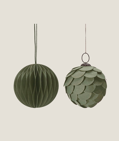 Julkula i Box ECO Olivgrön 4p