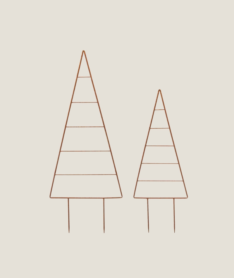 Tree Dekoration i rost 2p