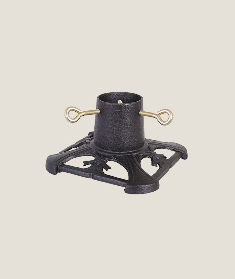 Julgransfot Järn Svart