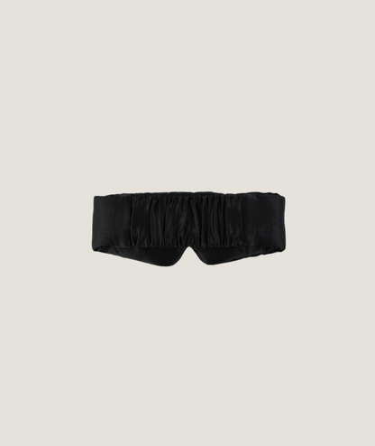 Deep Black, Deep Sleep Mulberry Silk Mask – 22 Momme