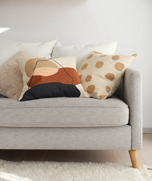 Dorte kuddfodral Iskaffe