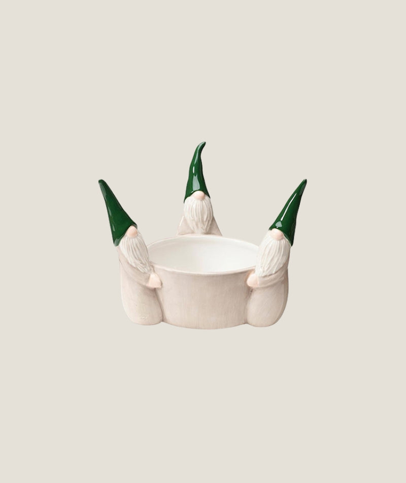 Tomte Alvar Skål Beige/Grön