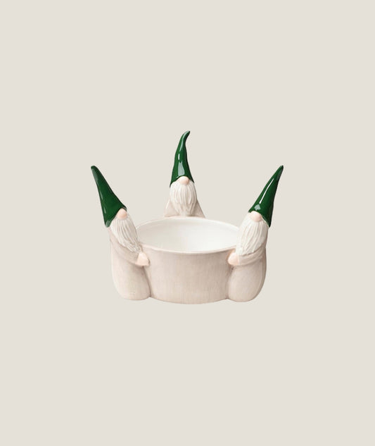 Tomte Alvar Skål Beige/Grön