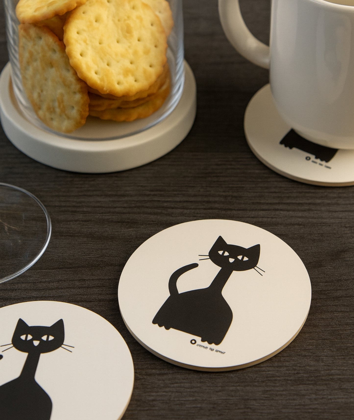 Glasunderlägg Selma 4-pack