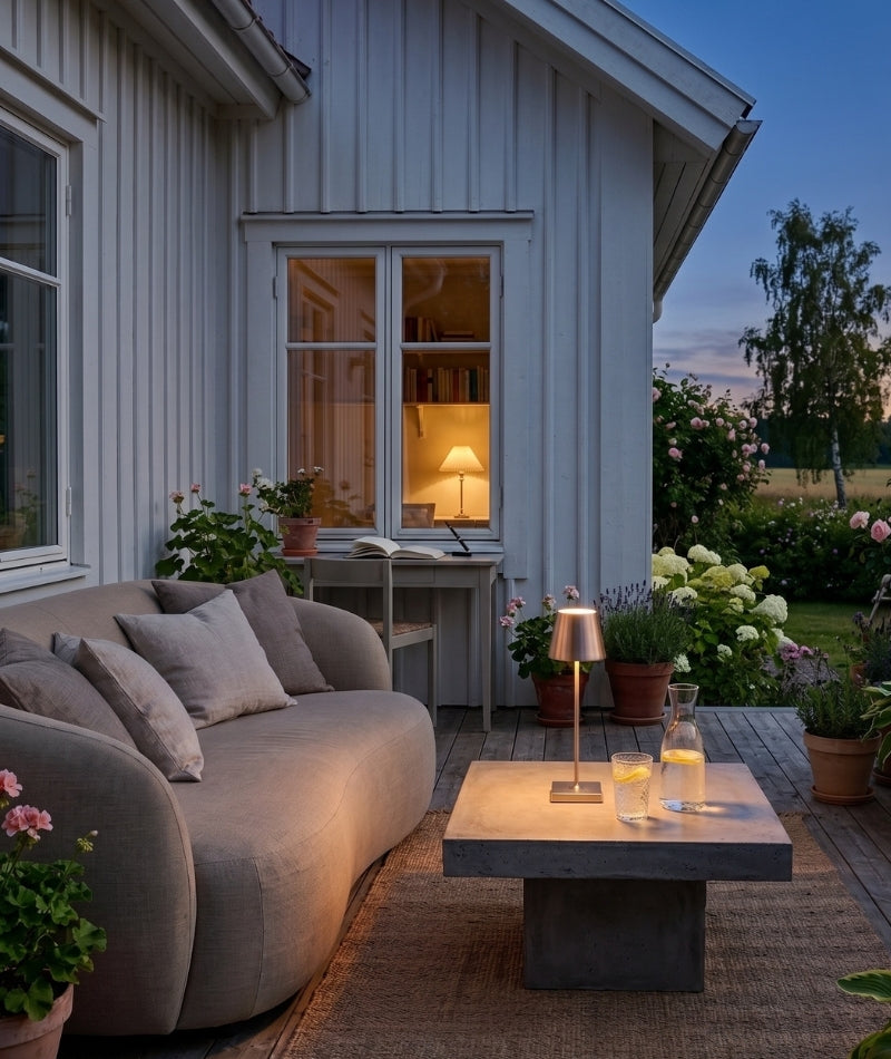 Sienna LED Bordslampa Silver