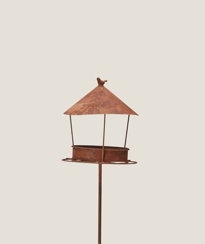 AMY fågelmatare Rost