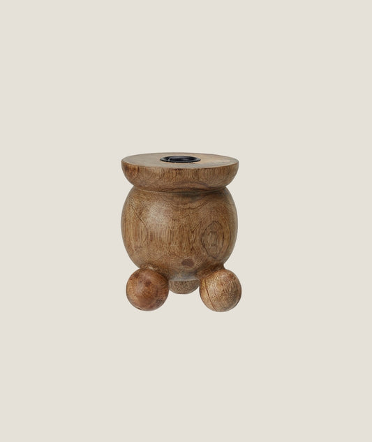 Anya ljusstake Natur med kulfötter