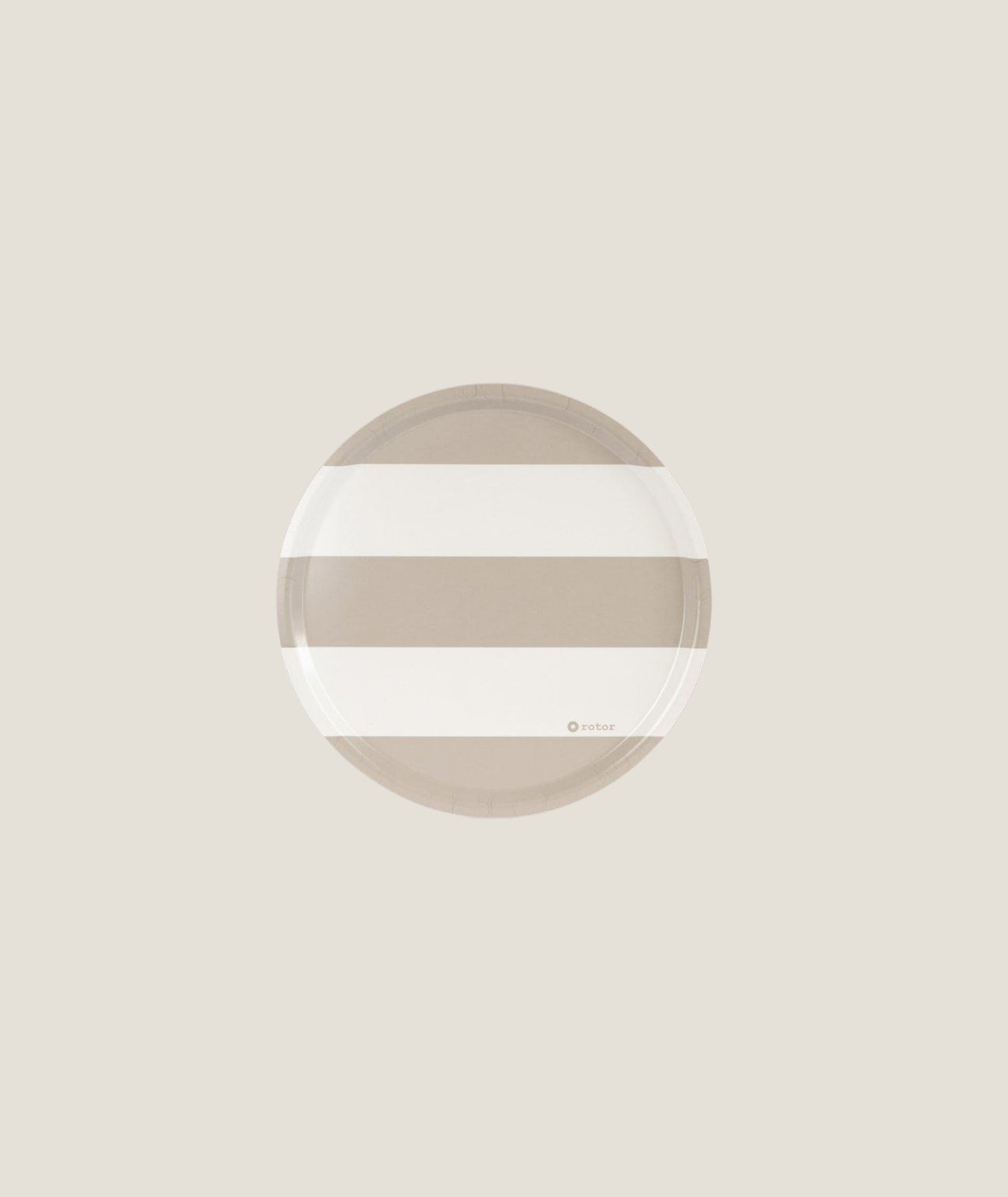 Rund bricka Stripes