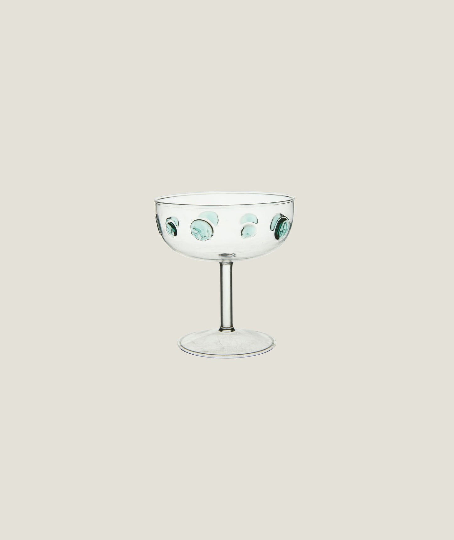 Cleo Coupèglas Klar/Blå