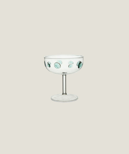 Cleo Coupèglas Klar/Blå
