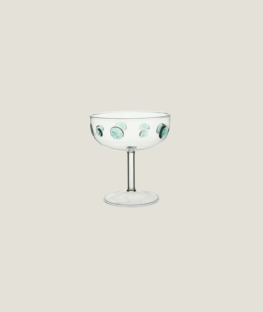 Cleo Coupèglas Klar/Blå