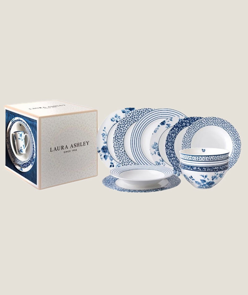 Laura Ashley Set/12 pcs Gåvobox Middagsset