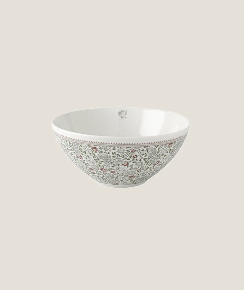 Laura Ashley skål green/red flowers 16 cm