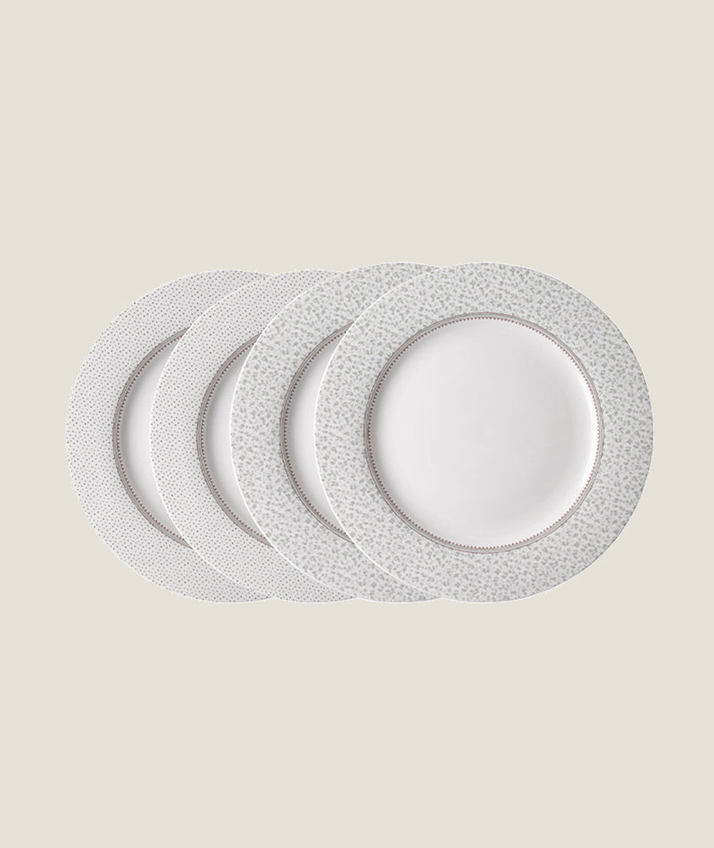 Laura Ashley Tallrik 4-set Wild Clematris 26 cm