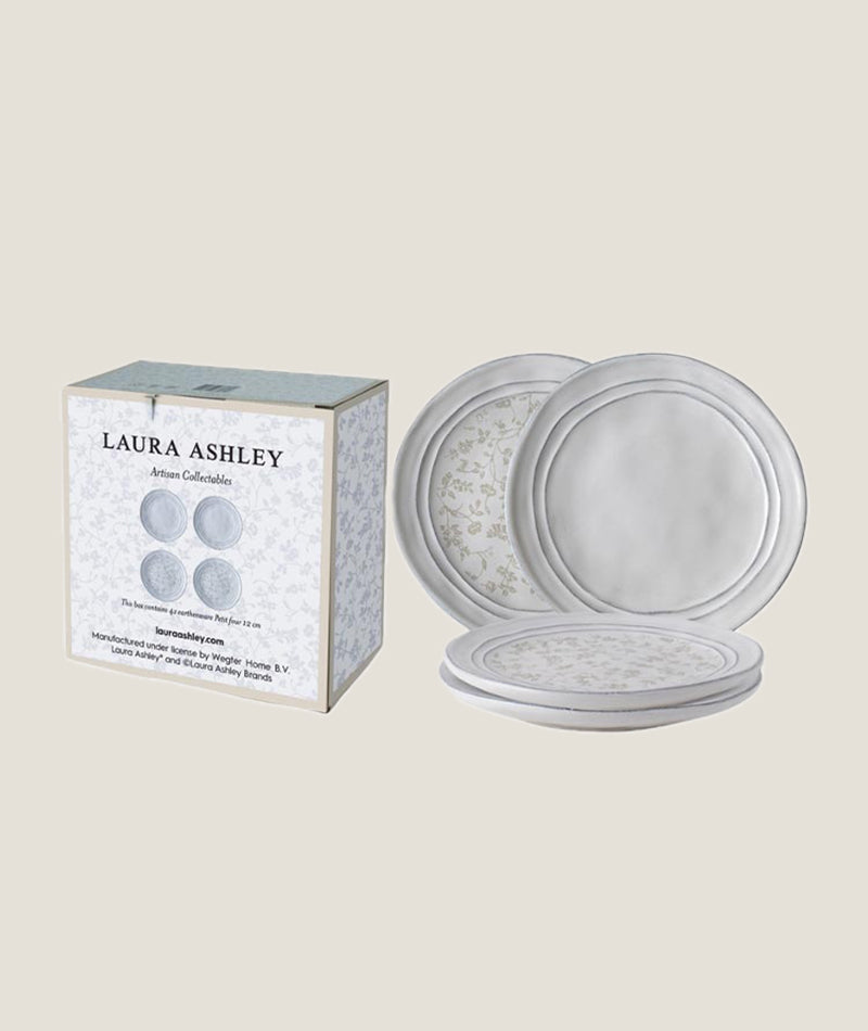 Laura Ashley Artisan petit Tallrik 4-set mix 12cm