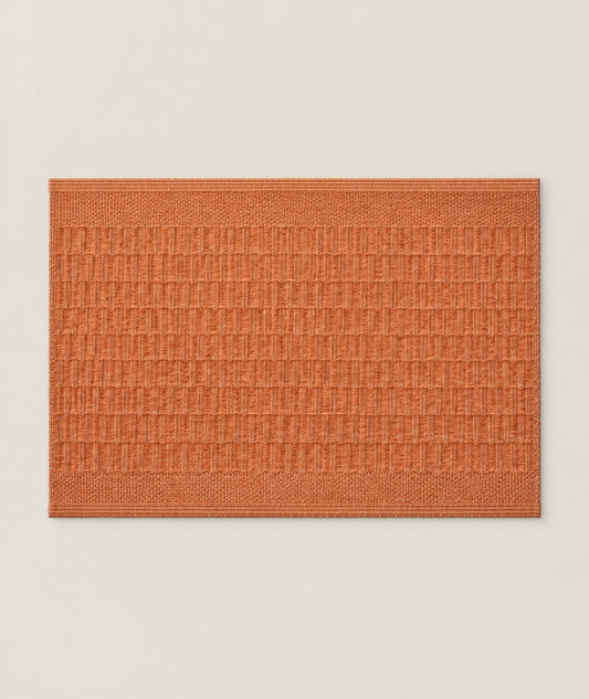Dörrmatta enfärgad orange