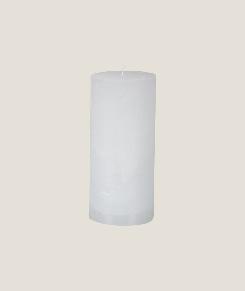 Blockljus vit 7x15cm